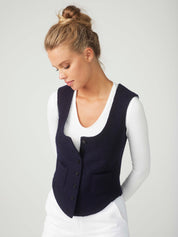 Puristic Project Damen-Weste PP-F01 blau