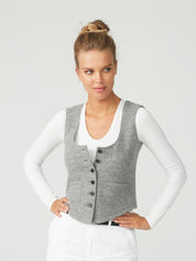 Puristic Project Damen-Weste PP-F01 grau