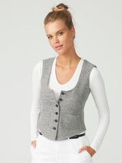 Puristic Project Damen-Weste PP-F01 grau