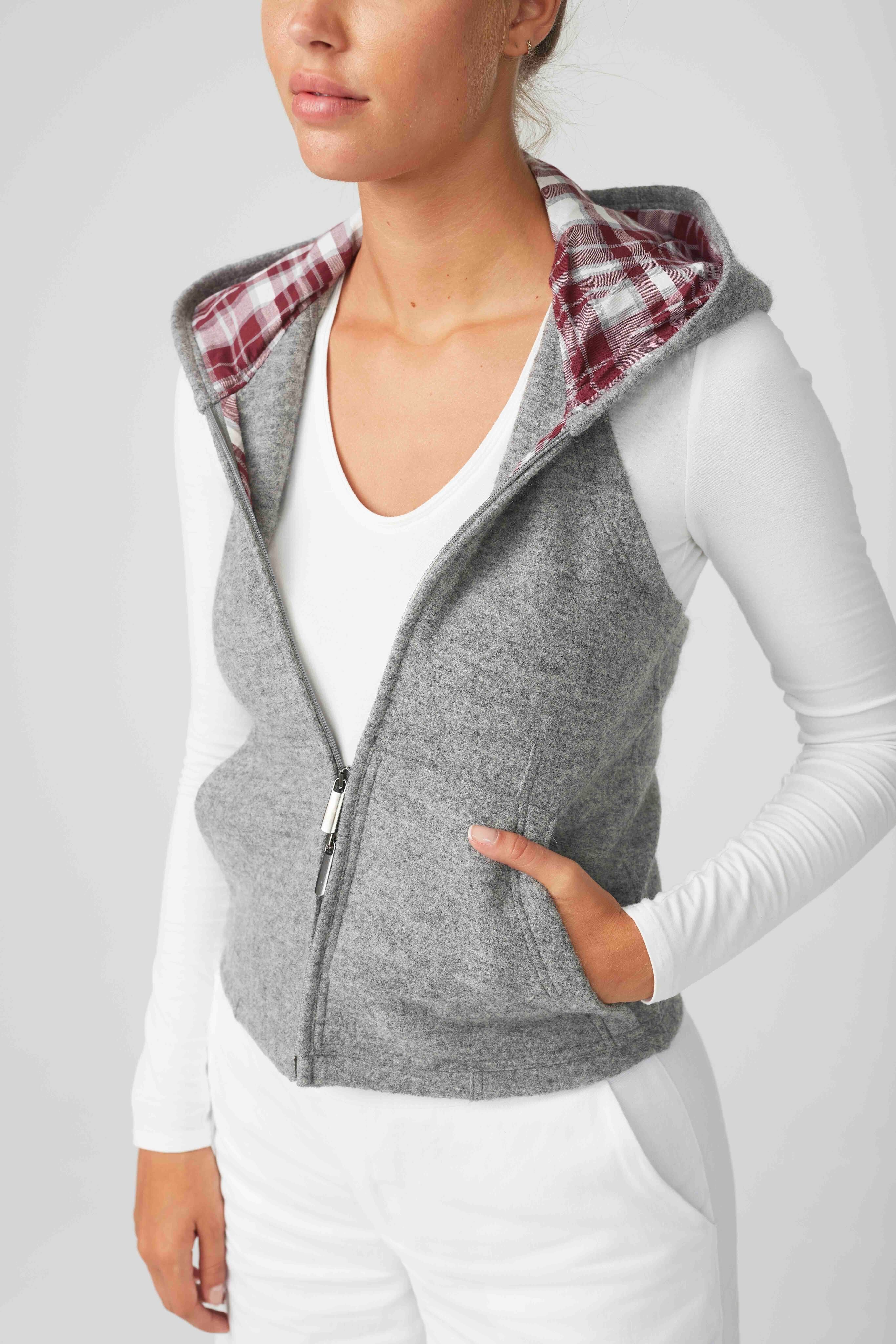 Puristic Project Damen-Weste PP-F02 grau