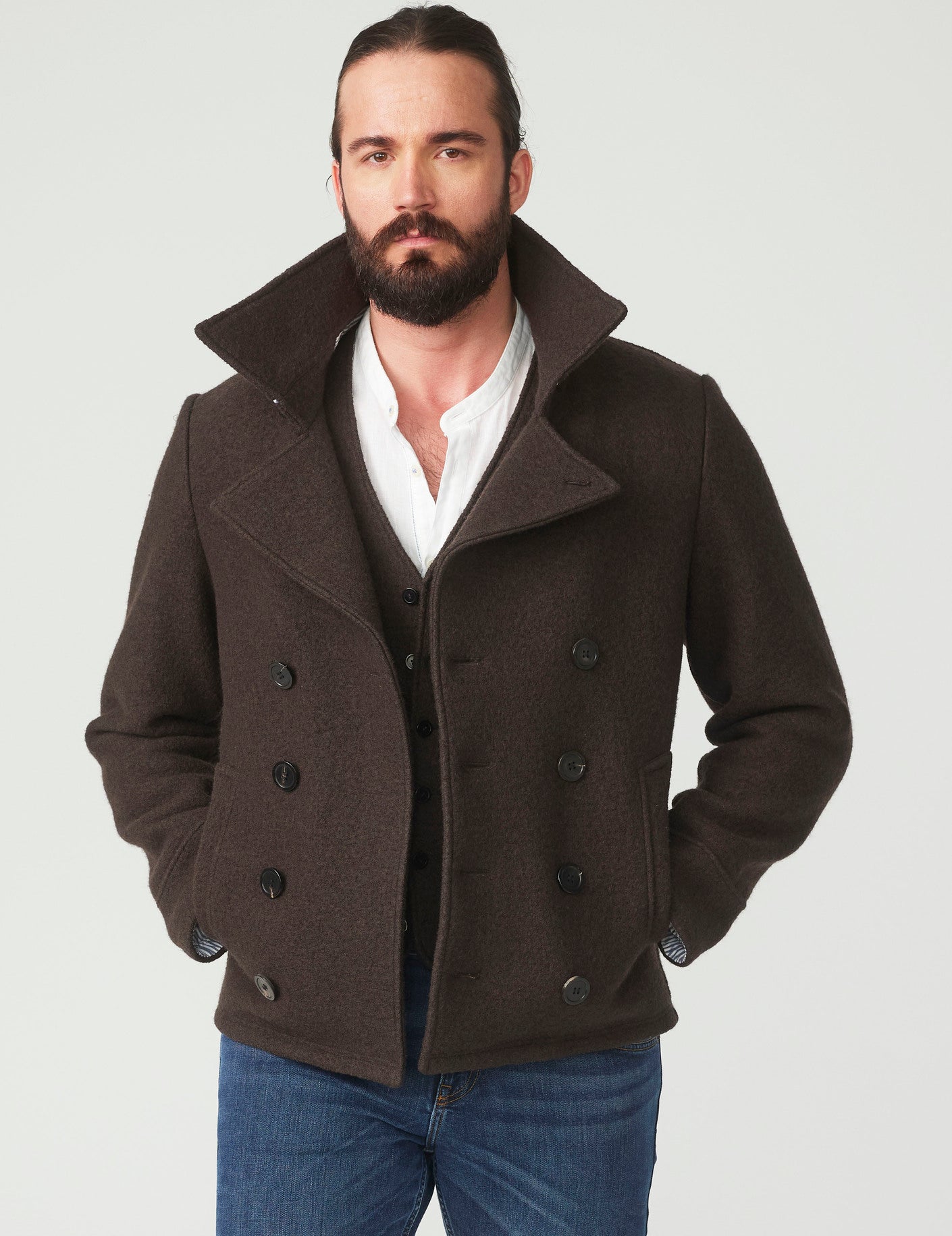 Puristic Project Herren-Jacke PP-M02 braun