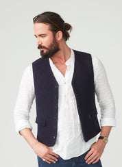 Puristic Project Herren-Weste PP-M04 blau
