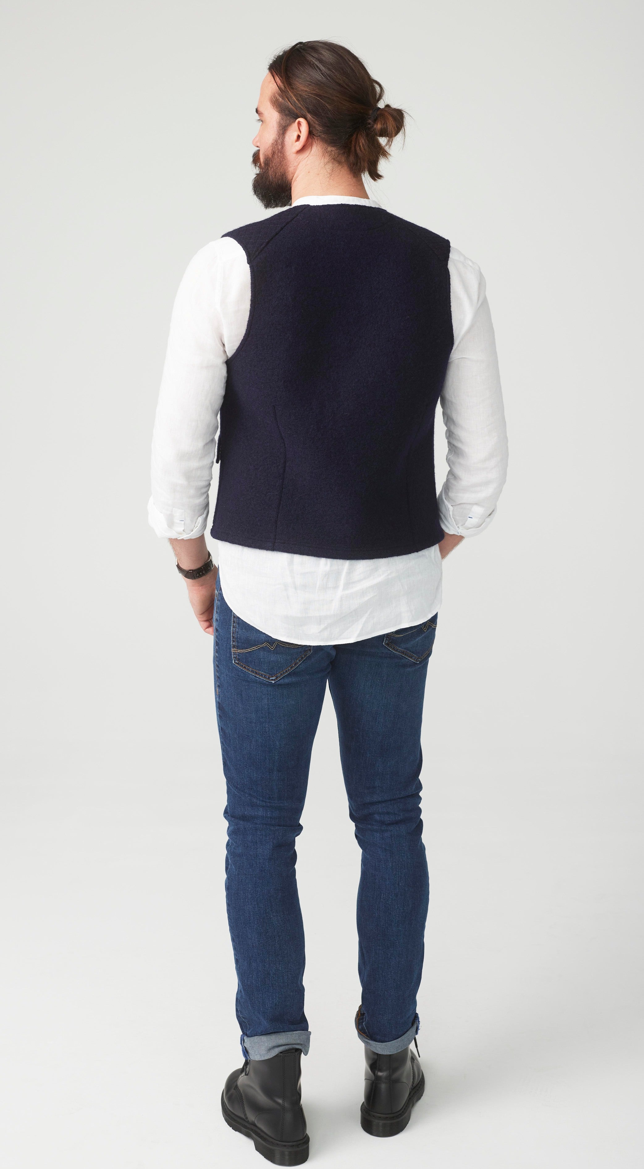 Puristic Project Herren-Weste PP-M04 blau